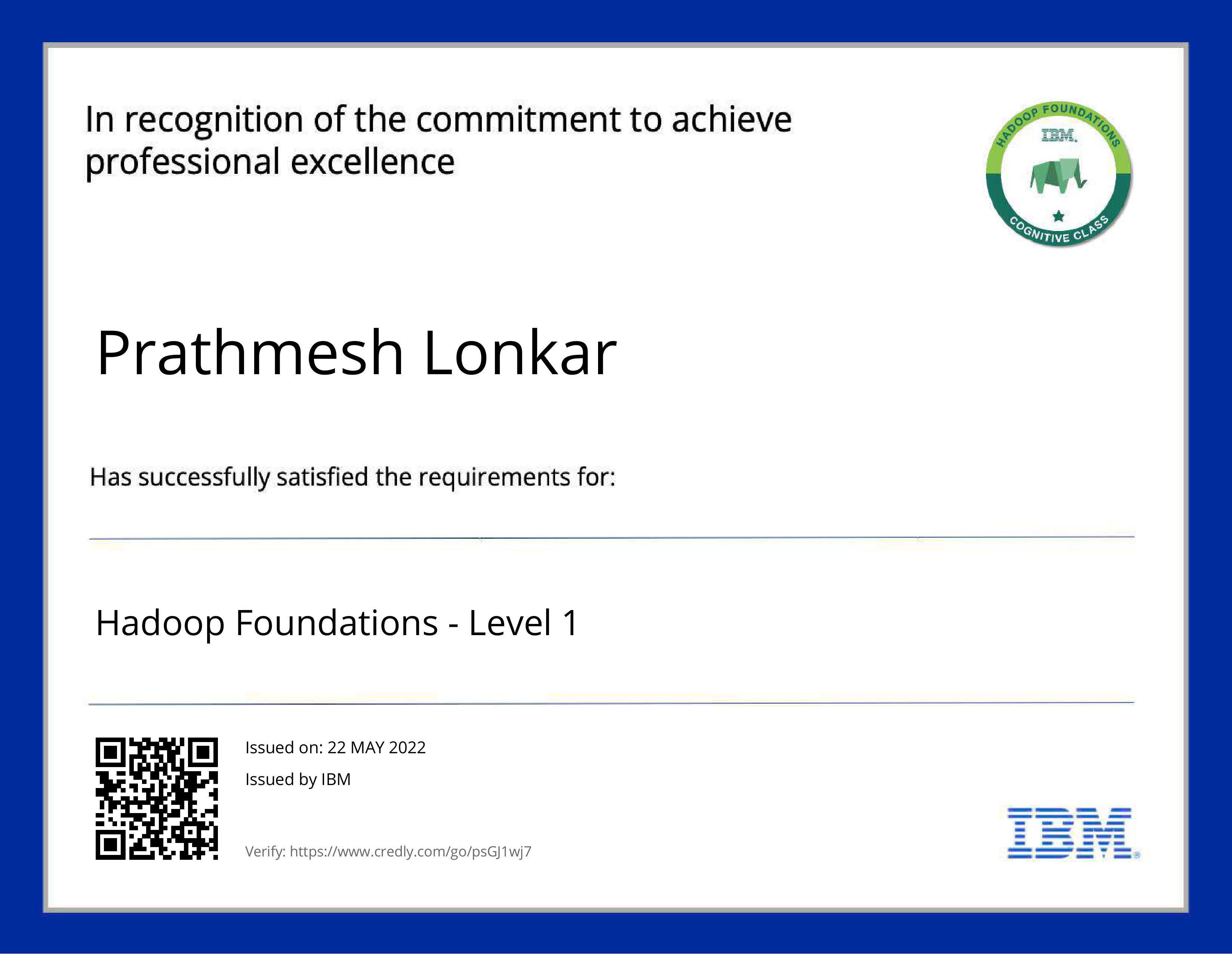 IBM Certificate