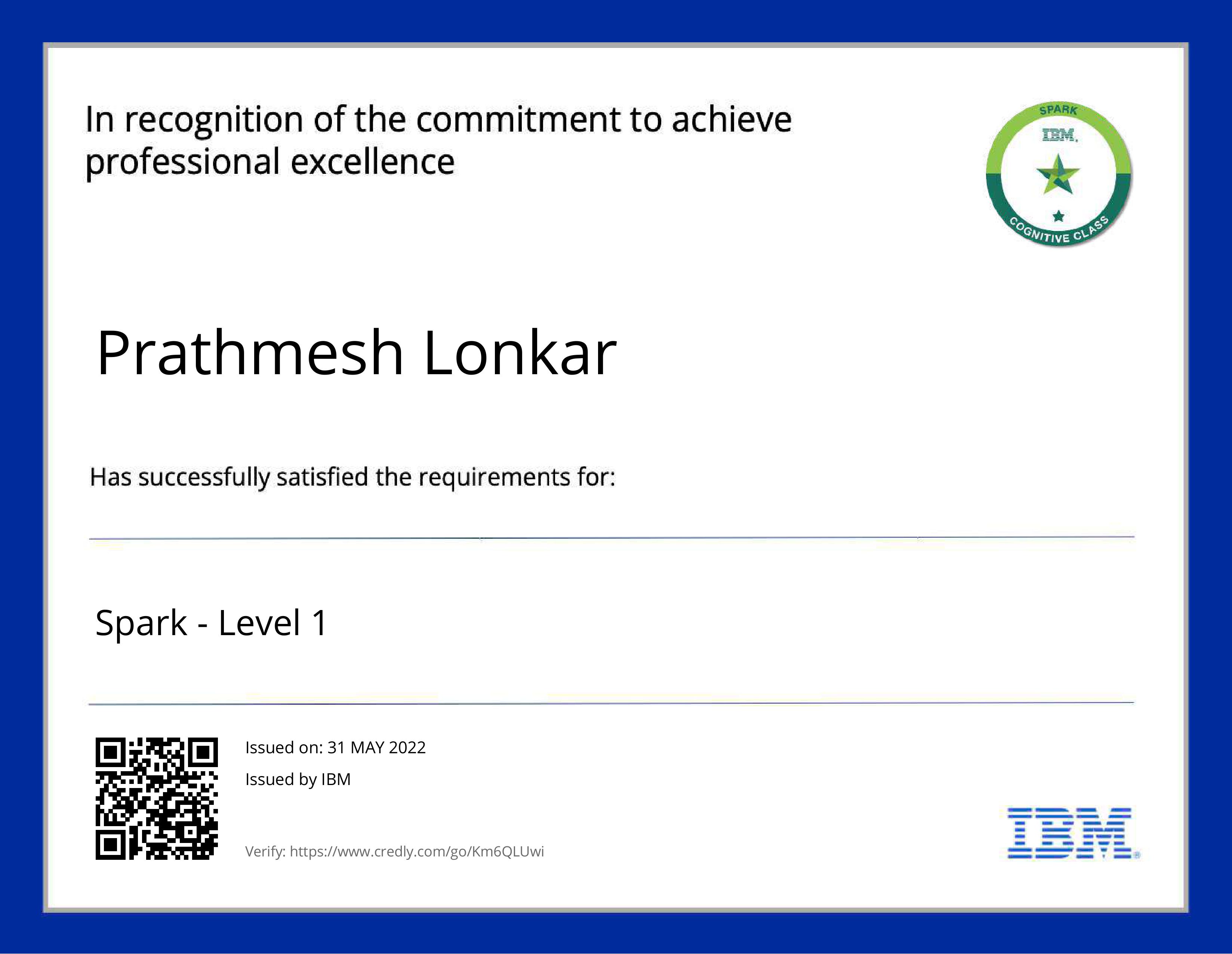 IBM Certificate